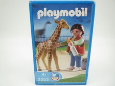 Playmobil 3253 "Babygiraffe mit Pflegerin beim füttern" (von 2002) NEU&OVP!