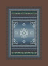 Bassetti Teppich OLBIA braun 110x150cm vollwaschbar Flachgewebe 1. WAHL