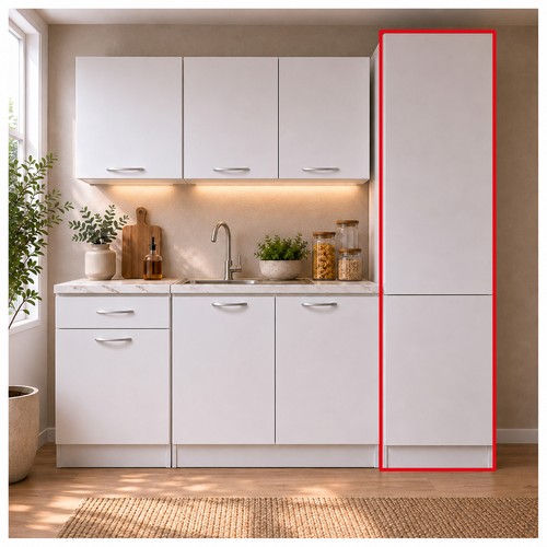Küchenhochschrank jenna weiß - küchenhochschrank,