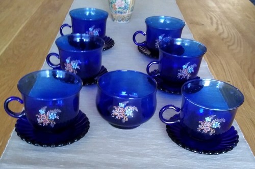 Schickes teeservice blau - blau,