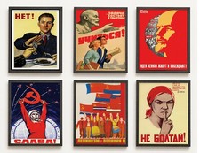 Set: 6 Poster Sowjetunion