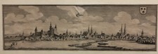 Kupferstich Nürnberg Gesamtansicht Matthäus Merian 1647 Cleve Kleeblatt Kleve
