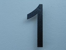 Hausnummer Schwarz oder Kupfer