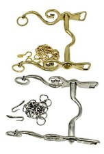 Kandare Barock Spanisch Gold Silber Farben 12,5 13,5 14,5 15,5 16,5 Kandarre TY 