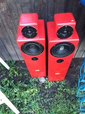 1 Paar Standlautsprecher, Defekte Technik, schöne Hülsen