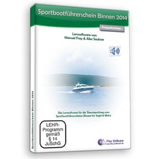 Lernsoftware Sportbootführerschein SBF Binnen # Lernprogramm Frey Software PC