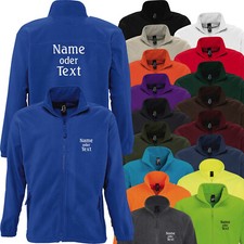 Fleecejacke North bestickt mit