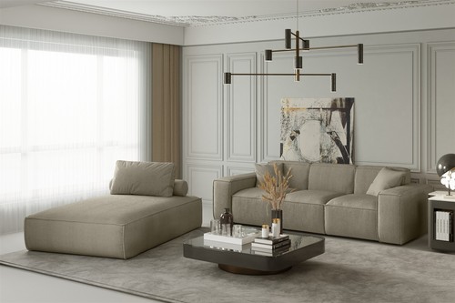 Sofa set teilig sezlong und - set,
