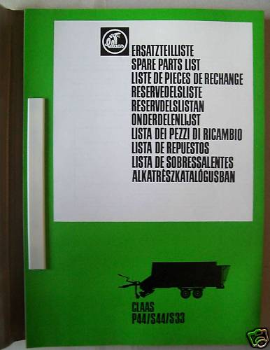 Claas ladewagen p44 - claas, +