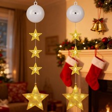 LED Sterne Weihnachtsbeleuchtung Weihnachtsdeko Stern Fenster Lichter mit Timer