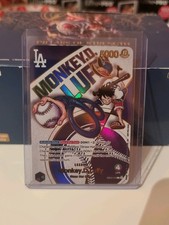 One Piece Promo Karte Monkey D Luffy EB02-010 LA Dodgers Promo Card Proxy