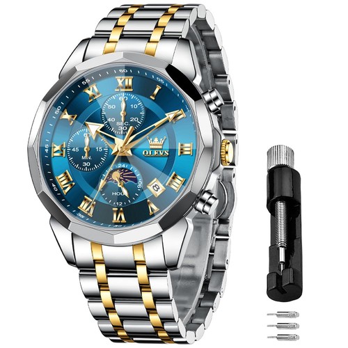 Männer uhr quarz chronograph - männer,