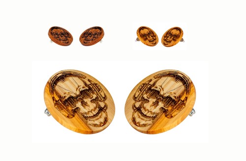 Ohrstecker skull 3 größen - |,