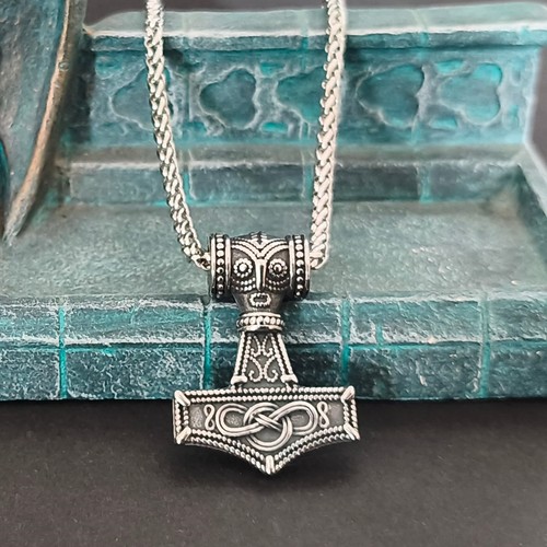 Thors hammer anhänger kette - hammer,