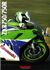 Kawasaki ZXR   750  - 750  R  Prospekt  Brochure  10 Seiten