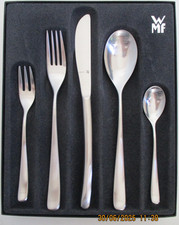 WMF VISION BESTECK MENÜLÖFFEL MENÜGABEL MENÜMESSER MENÜLÖFFEL KUCHENGABEL