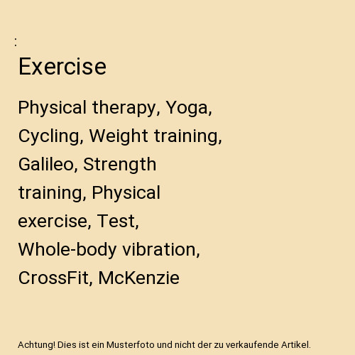 Exercise physical therapy - exercise:,
