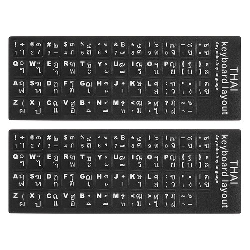 2stk thai tastatur - tastatur, aufkleber