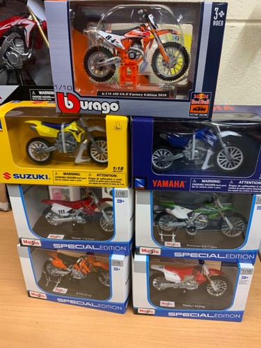 Die cast motocross mx - 1:18,