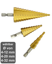 Hss stufenbohrer tin - hss,