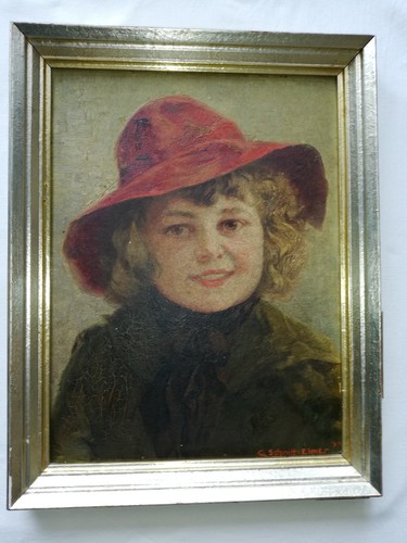 ölgemälde junge frau mit - junge,