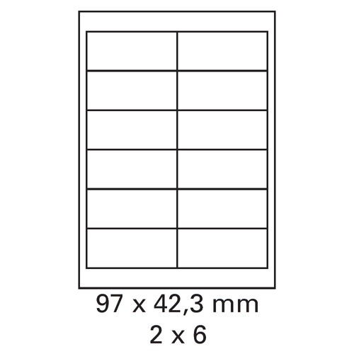 Etiketten 1000 bögen x - etiketten, 97