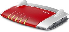 AVM Fritzbox 7490 WLAN AC + N Router, VDSL/ADSL, 1300/450 Mbit/s, WiFi Mesh, Rot