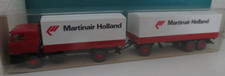 WIKING LKW 1:87 - DAF 3300 - Pritschen Fernlastzug - Martinair Holland