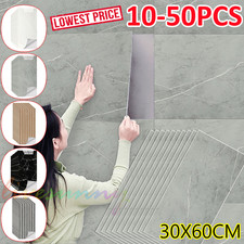 10/50 Stück Marmor Klebefliesen Wandpaneele Selbstklebend Fliesenaufkleber 7.2m²