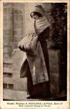 AK WERBUNG REKLAME PELZE PELZHAUS VON A. WOHLRAB LEIPZIG BRÜHL 27 1913