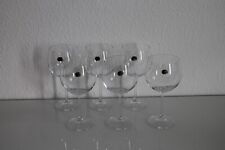 6 Stück Bohemia Crystal Weingläser Kristallglas Czech Republic