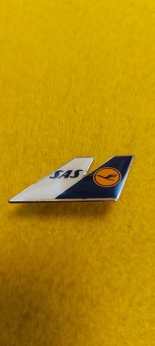 Jet tail pin lufthansa sas - pin, lufthansa/sas