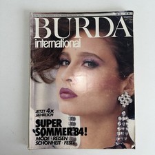 BURDA  INTERNATIONAL  Mode 1984 mit Schnittmuster 
