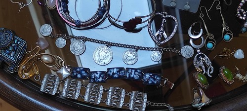 Modeschmuck konvolut silber - konvolut,