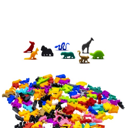 Exotische tiere meeple - exotische,