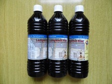 Lampenöl klar 3 Flaschen 3 Liter enthält Paraffine für Öllampe Fackel Camping