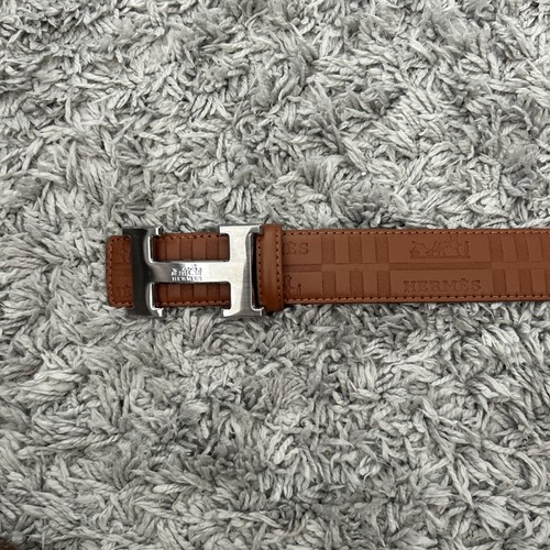 Hellbrauner hermes gürtel - hermes,