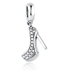 Charm Anhänger Charms Schuh Zirkon Familie Liebe 925 Silber