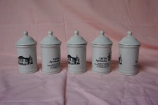 5 Gewürzdosen Keramik