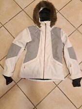 Free Jet Schneejacke für Frauen Marke Roxy Gr. M Farbe weiss-grau