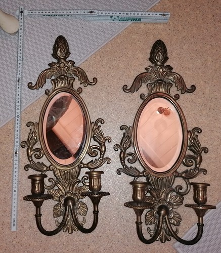 Wandkerzenhalter wandspiegel - wandkerzenhalter,