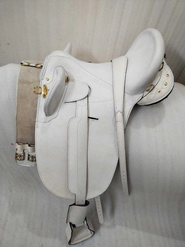 Australian stock weißes leder - stock,