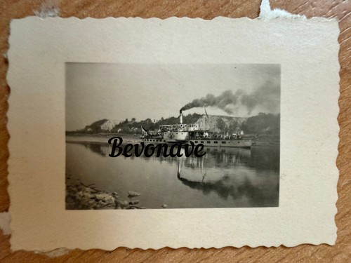 Foto schaufelraddampfer 1950 - foto,