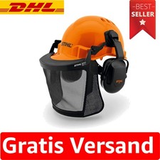 Stihl FUNCTION Basic Helmset – Orange/Schwarz für optimalen Kopfschutz