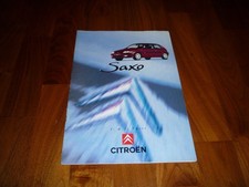 Citroen Saxo Prospekt 08/1996