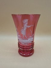 Becherglas mit Schneemalerei