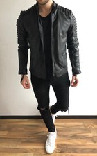 Neu tigha lederjacke clark wie - lederjacke,