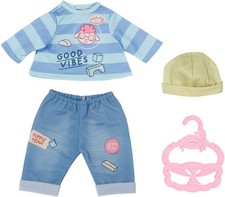 Baby Annabell Little Shirt & Hose 36 cm - Puppen-Kleidung für Baby-Puppe Zapf