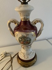 Porzellanlampe - Tischleuchte - Tischlampe - ca. 70cm - Rarität