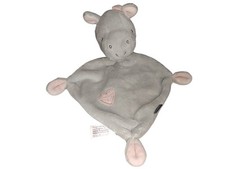 Babydream ROSSMANN NILPFERD HIPPO mit Herz Schmusetuch Kuscheltuch Schnuffeltuch
